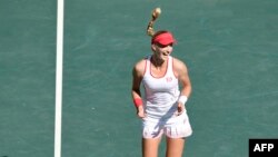 Russia's Yekaterina Makarova won the Citi Open in Washington, D.C., on August 6 (file photo).
