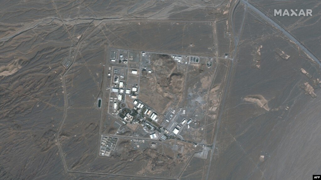 یکی از تصاویر ماهواره‌ای شرکت مکسار از مناطق هسته‌ای ایران