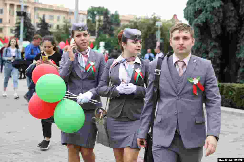 Бортправаднікі нацыянальнай авіякампаніі &laquo;Белавія&raquo;