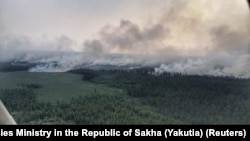 Лесные пожары в Сибири. 