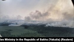 Лісова пожежа в Якутії, Росія, липень 2019 року