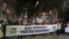 Protest against violence and demand for the resignation of the top security officials in Podgorica, Montenegro
