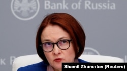 Russian central bank Governor Elvira Nabiullina (file photo)