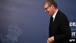 Aleksandar Vučić odlazi iz Predsedništva Srbije nakon podnošenja ostavke, 27. septembra 2026.