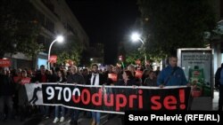 Deseti protest "Odupri se" u Podgorici 