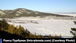 Зима в Хоринском районе Бурятии