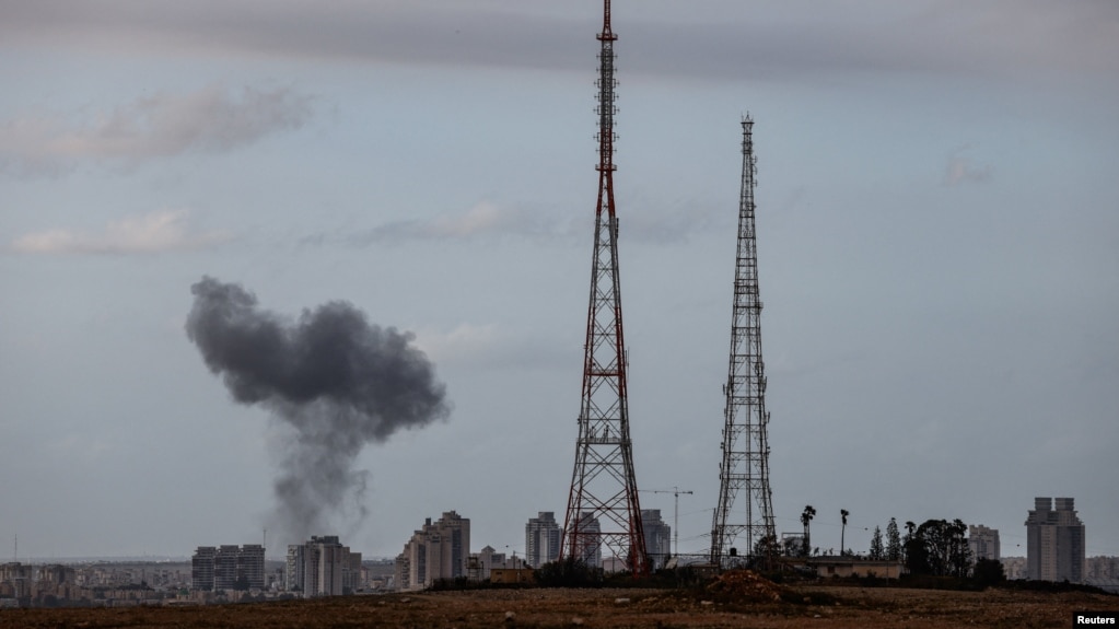 Израильге шабуыл жасалған сәт. 29 наурыз 2026 жыл.