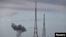 Հարավային Իսրայել, Իրանի հասցրած հրթիռային հարվածից հետո ծուխ է բարձրանում երկինք