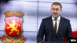 Lideri i VMRO-DPMNE-së, Hristijan Mickoski.