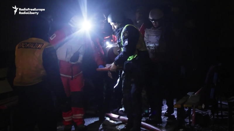 Massive Russian Air Strike On Kyiv Kills At Least 6, Injures Dozens