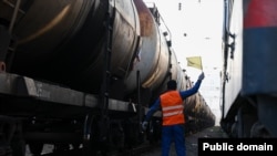 Բենզինով բեռնված գնացքը Ադրբեջանից ժամանել է Հայաստան, դեկտեմբերի 19,2025 թ.: