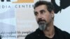 Armenia - Armenian-American rock singer Serj Tankian at a news conference in Yerevan, 31Mar2017.