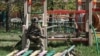 Украинский военный в городе Доброполье, Донецкая область, 29 апреля 2026 года