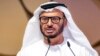 Anwar Gargash, diplomatic adviser to the UAE president, speaks at the Hili Forum in Abu Dhabi on September 7.