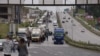 Protesta e bizneseve në Prishtinë.