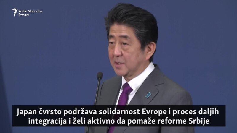 Abe predlaže saradnju Japana sa Zapadnim Balkanom