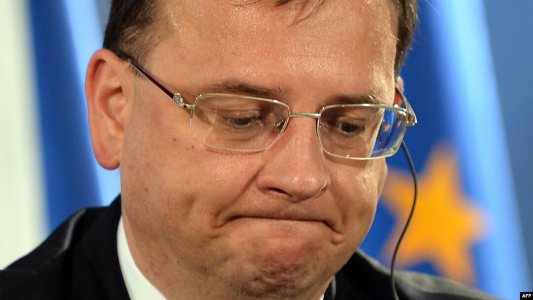 Czech Prime Minister Petr Necas has announced his resignation. (file photo)