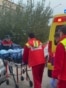 Kazakhstan – Sanaviation employees take Yerbayan Mukhtar to the airport. Astana, September 27, 2024.

