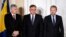 Predsjedništvo Bosne i Hercegovine: Dragan Čović (lijevo), Mladen Ivanić (u sredini) i Bakir Izetbegović (desno)