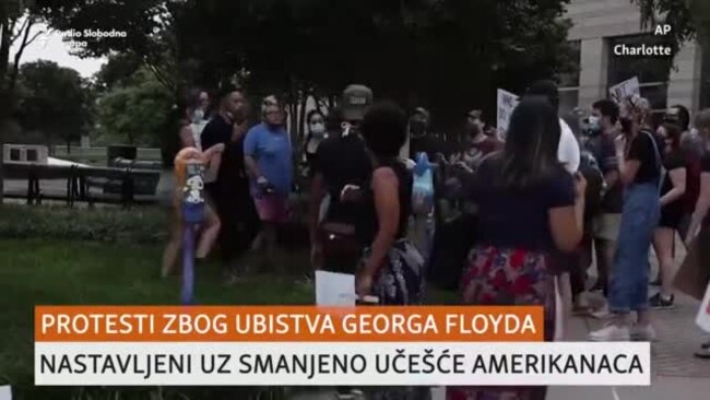 SAD: Protesti nastavljeni uz smanjeno prisustvo ljudi