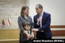 Павал Севярынец з сям'ёю