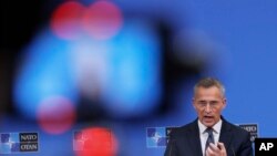 Jens Stoltenberg, vorbind presei după reuniunea de urgență a NATO de la Bruxelles, 7 ianuarie 2022