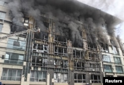 Наступствы атакі па бізнэс-цэнтры ў Дніпры 28 верасьня