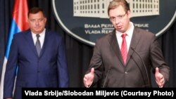 Milorad Dodik i Aleksandar Vučić