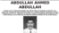 Abdullah Ahmed Abdullah amerikai körözési fotója.