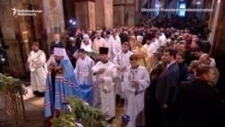 Orthodox Service In Kyiv Celebrates Ukrainian Church's Independence