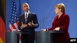 Барак Обама и Ангела Меркель (Берлин, 17 ноябрь 2016 г.) 