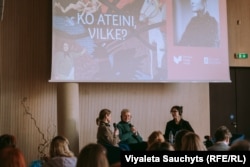 На прэзэнтацыі літоўскага перакладу кнігі «Па што ідзеш, воўча?»