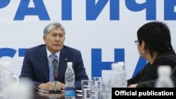 Алмазбек Атамбаев. 