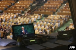 Sala ONU a rămas aproape goală până la finalul discursului premierului israelian.