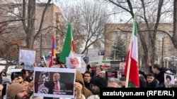 Բողոքի ակցիա Հայաստանում Իրանի դեսպանատան մոտ, արխիվ