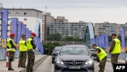 Kontrollet në pikën kufitare mes Polonisë dhe Gjermanisë, Slubice, 7 korrik 2025.