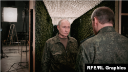Коллаж: Путин и Герасимов
