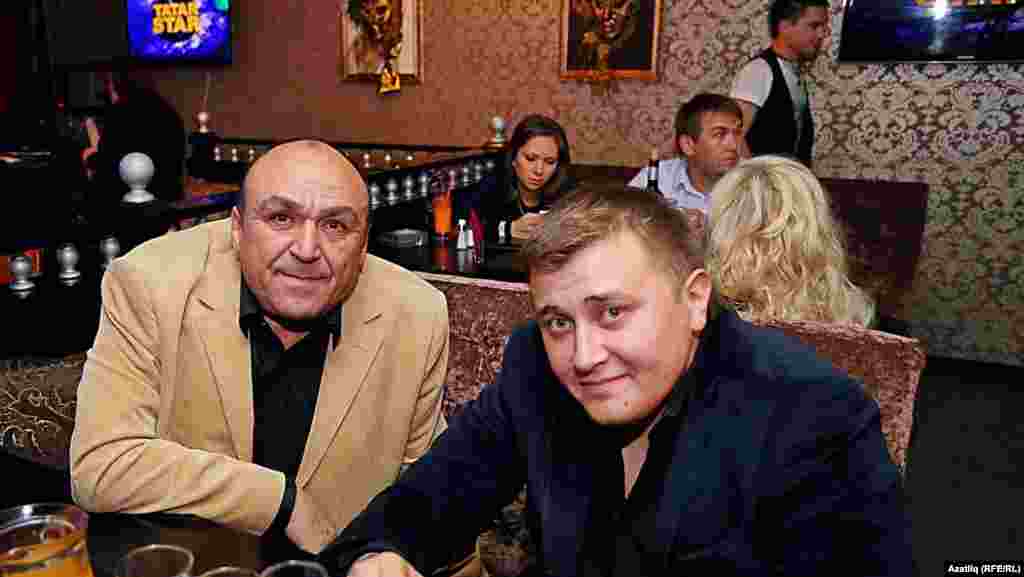 &ldquo;TatarStar&rdquo; кичәсе.(с) Илдар Хәйруллин һәм Марсель Мәхмүтов. (артистлар) 