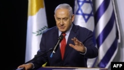 Israeli leader Benjamin Netanyahu says a U.S. pullout from Syria will not end efforts to contain Iran in that country.