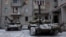 Tanks are seen in the government-held industrial town of Avdiyivka on February 2.