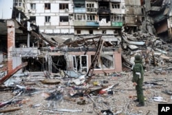 Zgrada uništena u granatiranju, Mariupolj, 13. april.