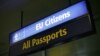 Malta - An immigration sign at Malta International Airport, 4Dec2007.