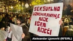 Sa protesta u Podgorici