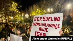 Protest u Podgorici: Strože kazne za seksualne prestupnike