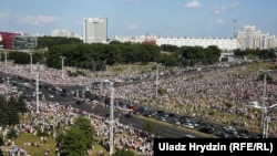 Proteste la Minsk.