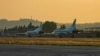 Bombardiere rusești Tu-22M3 la baza aeriană Khmeimim, operată de Rusia, în vestul Siriei. (fotografie de arhivă)