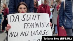 8 martie 2020, marșul solidarității, Chisinău.