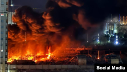 Іран. Після авіаудару по об'єкту на заході Тегерана ввечері 28 березня 2026 року