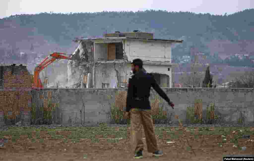 The compound being demolished in 2012 &nbsp; Photos of bin Laden&rsquo;s body have never been released, reportedly because of their gruesome nature.