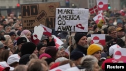 Акция солидарности с Гренландией в столице Дании Копенгагене. 17 января 2026 года